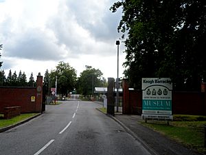 Entrance to Keogh Barracks and Army Medical Services Museum - geograph.org.uk - 4080606.jpg