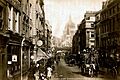 Fleet Street. By James Valentine c.1890.