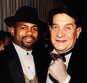 Fred Levin and Roy Jones in 2002
