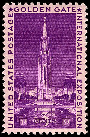 Golden Gate International Exposition 3c 1939 issue U.S. stamp