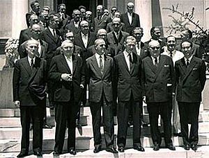 Greece-EEC Treaty of Association signing ceremonies in 1961