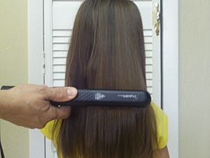 Hair straightening Facts for Kids