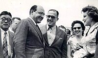 Hermann Morais de Barros e Moyses Lupion 1950s
