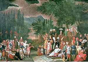 Hunting Party with the Sultan Jean Baptiste Vanmour 18th century