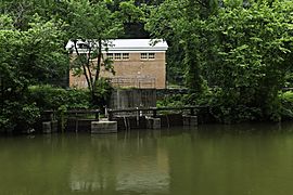 Hydroelectric Plant on Canal on 4 mile level