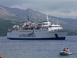 Jadrolinija ferry, Korčula