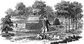 John & Thomas Bewick. Image from The Chase by William Somervile. 1802 03