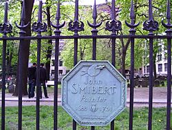 John Smibert grave memorial