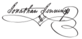 Jonathan Jennings Signature