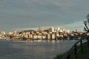 Kurraba Point as seen from Cremorne