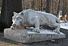 Lion of Penn State Abington in Winter.JPG