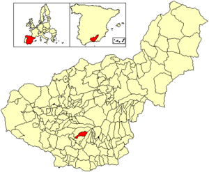 Location of Nigüelas