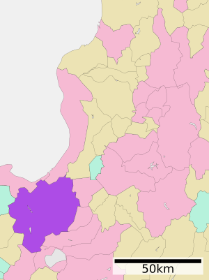 Location of Sapporo in Hokkaido (Ishikari Subprefecture)