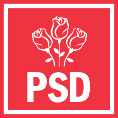 Logo of the Social Democratic Party (Romania).svg