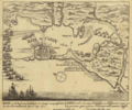 Map of the Battle of Cadiz 1702