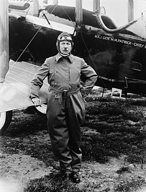 Mason Patrick, in pilot gear