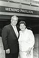 Mayor Thomas M. and Angela Menino in front of the Menino Pavilion at Boston Medical Center (15649593196)
