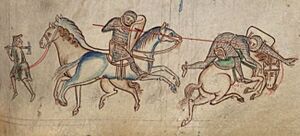 Medieval knights by Matthew Paris - Richard Marshal