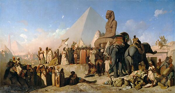 Meeting Between Cambyses II and Psammetichus III