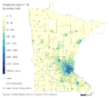 Minnesota 2020 Population Density
