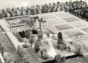Model of Ham House and Gardens