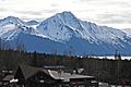 Mount Alpenglow from Alyeska Ski Resort