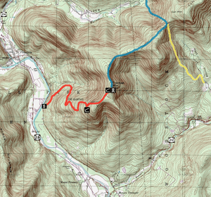 Mount Tremper map