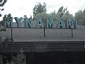 Mynamaki bus station sign