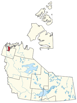 NWT Elections Inuvik Boot Lake.svg