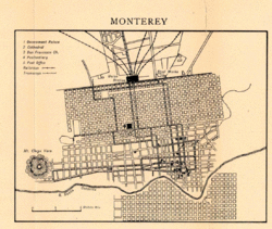 Plan of Monterrey Mexico 1919