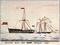 Quarantine guardship Rhin 1830