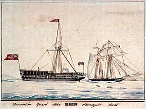 Quarantine guardship Rhin 1830