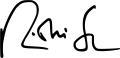Rishi Sunak signature