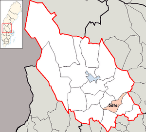 Säter Municipality in Dalarna County.png
