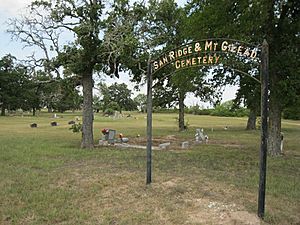 Sand Ridge TX Cemetery