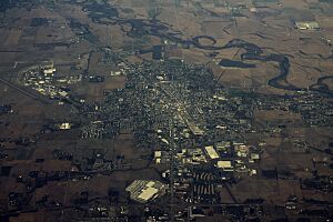 Aerial view of Seymour