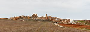 View of Sisamón, Zaragoza, Spain