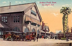 Southern Pacific Depot, Los Angeles, Cal. postcard