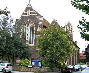 St Barnabas church, Gorringe Park Avenue - geograph.org.uk - 217133