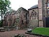 St John the Baptist Parish Church, Chester - remains of former east end east of present building 02.jpg