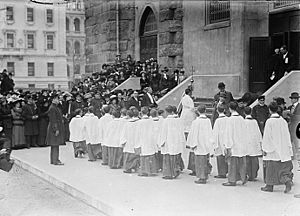 St John the Divine NY 1911 choir