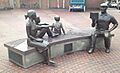 Storyteller (Ken Kesey) sculpture in Eugene, Oregon