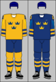 Sweden national ice hockey team jerseys 2018 (WOG)