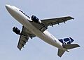 Tarom A310-325 (YR-LCA) departing London Heathrow Airport