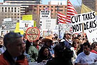 Tea Party Protest, Hartford, Connecticut, 15 April 2009 - 031