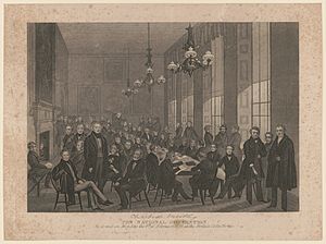 The national convention. As it met on Monday the 4th of February, 1839, at the British Coffee House ca. 1839 LCCN2004669356