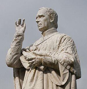 Tuam Cathedral of the Assumption Statue of Archbishop John MacHale Detail 2009 09 14