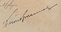 Victor Emmanuel III's signature