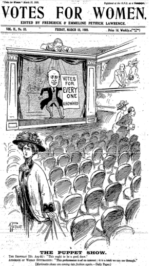 Votes for Women - 1909 front page