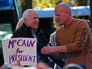Wurzelbacher & McCain joint apperance at Elyria